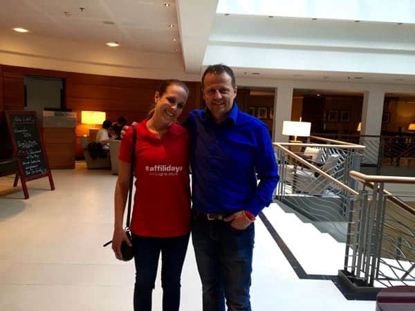Laura Geisbüsch und Roland Hamm auf den Affilidays