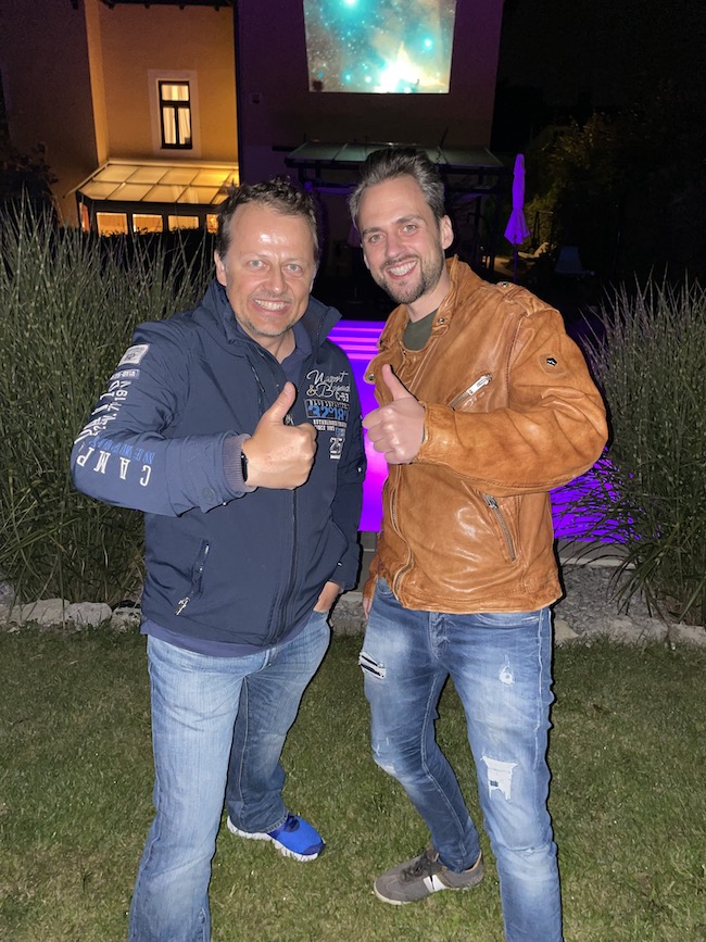 Gartenparty bei Wolfgang Mayr
