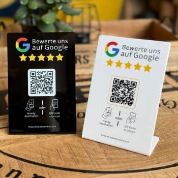 Google Bewertungsaufsteller